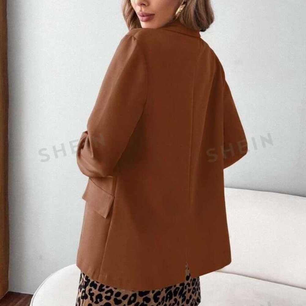 Rust Brown Blazer - Picture 2 of 5